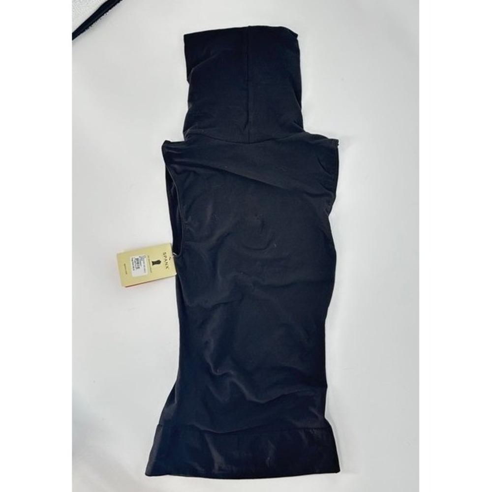 Spanx Sleeveless Turtleneck Women Large Bittersweet Brown Control Top 974 NWT - Picture 4 of 13
